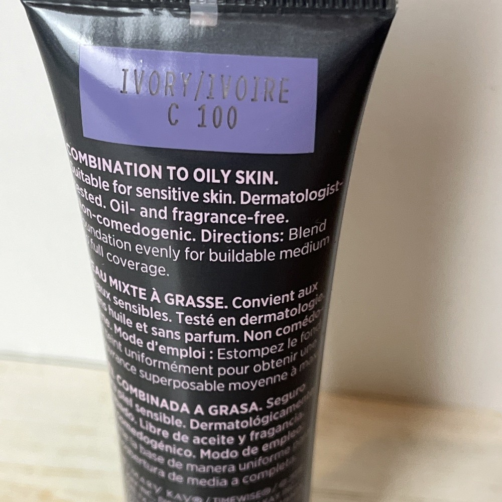 Mary Kay TimeWise MATTE 3D Liquid Foundation Ivory C100 NEW - Picture 4 of 4